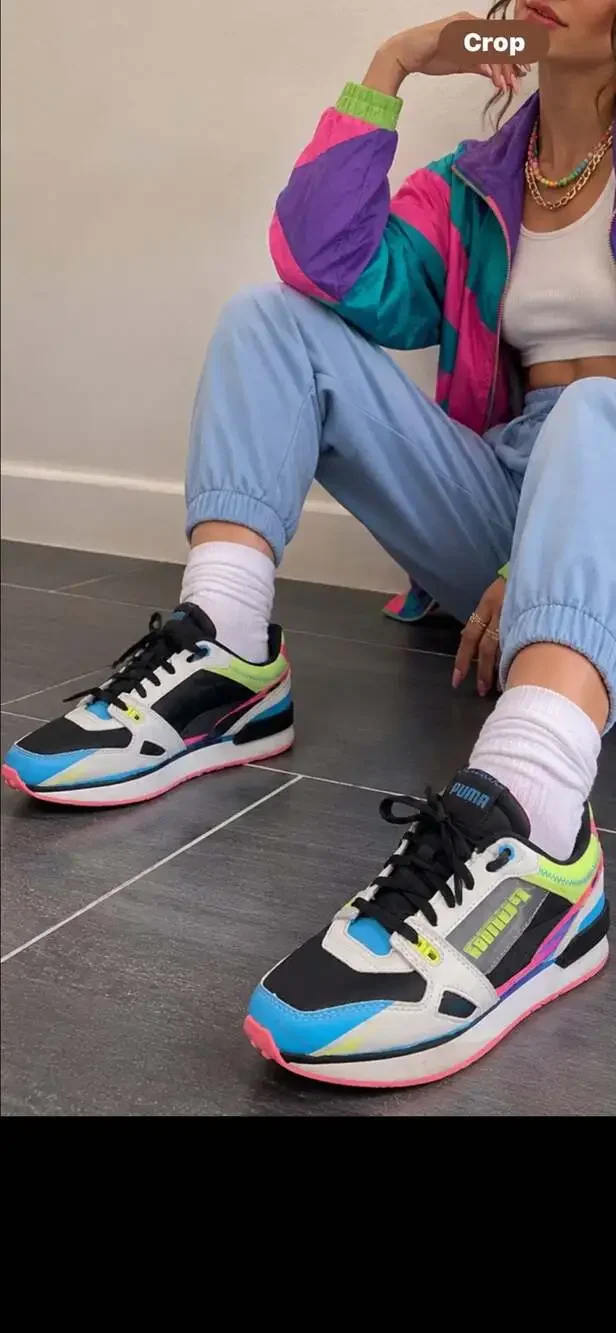 Puma Future Rider Neon Multi-Color Sneakers - Picture 1 of 8